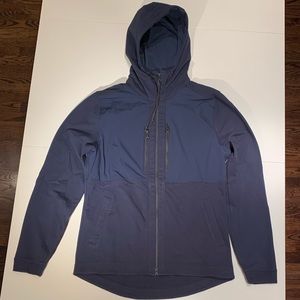 Men’s Lululemon Navy Zip Up Hooded Jacket - Large